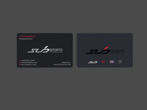 Visitenkarten-Design von Creations Box 2015 für Sub Sports | Design: #13020353