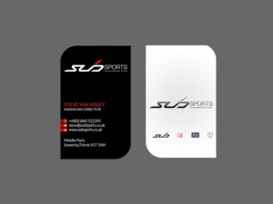 Diseño de Tarjeta de Presentación por Creations Box 2015 para Sub Sports | Diseño: #13020355
