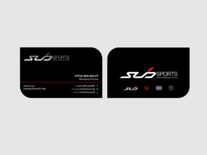Visitenkarten-Design von Creations Box 2015 für Sub Sports | Design: #13020357