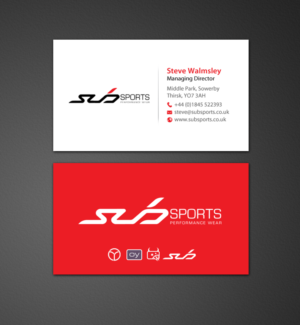 Visitenkarten-Design von chandrayaan.creative für Sub Sports | Design: #13015821