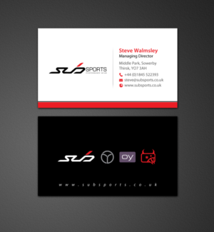 Visitenkarten-Design von chandrayaan.creative für Sub Sports | Design: #13015822