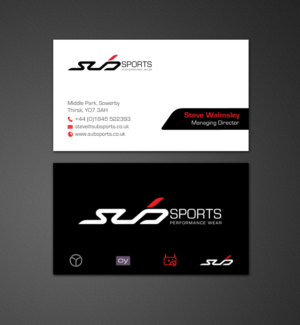 Visitenkarten-Design von chandrayaan.creative für Sub Sports | Design: #13015825