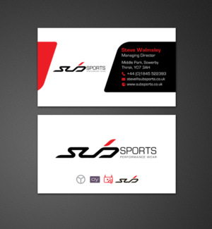 Visitenkarten-Design von chandrayaan.creative für Sub Sports | Design: #13015867