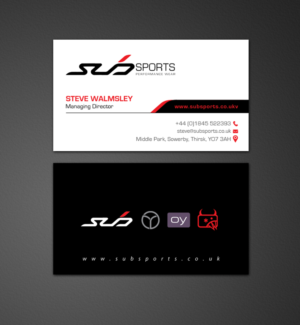 Visitenkarten-Design von chandrayaan.creative für Sub Sports | Design: #13018094