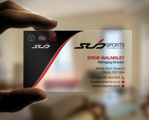 Business Card Design by chandrayaan.creative for Sub Sports | Design: #13019758