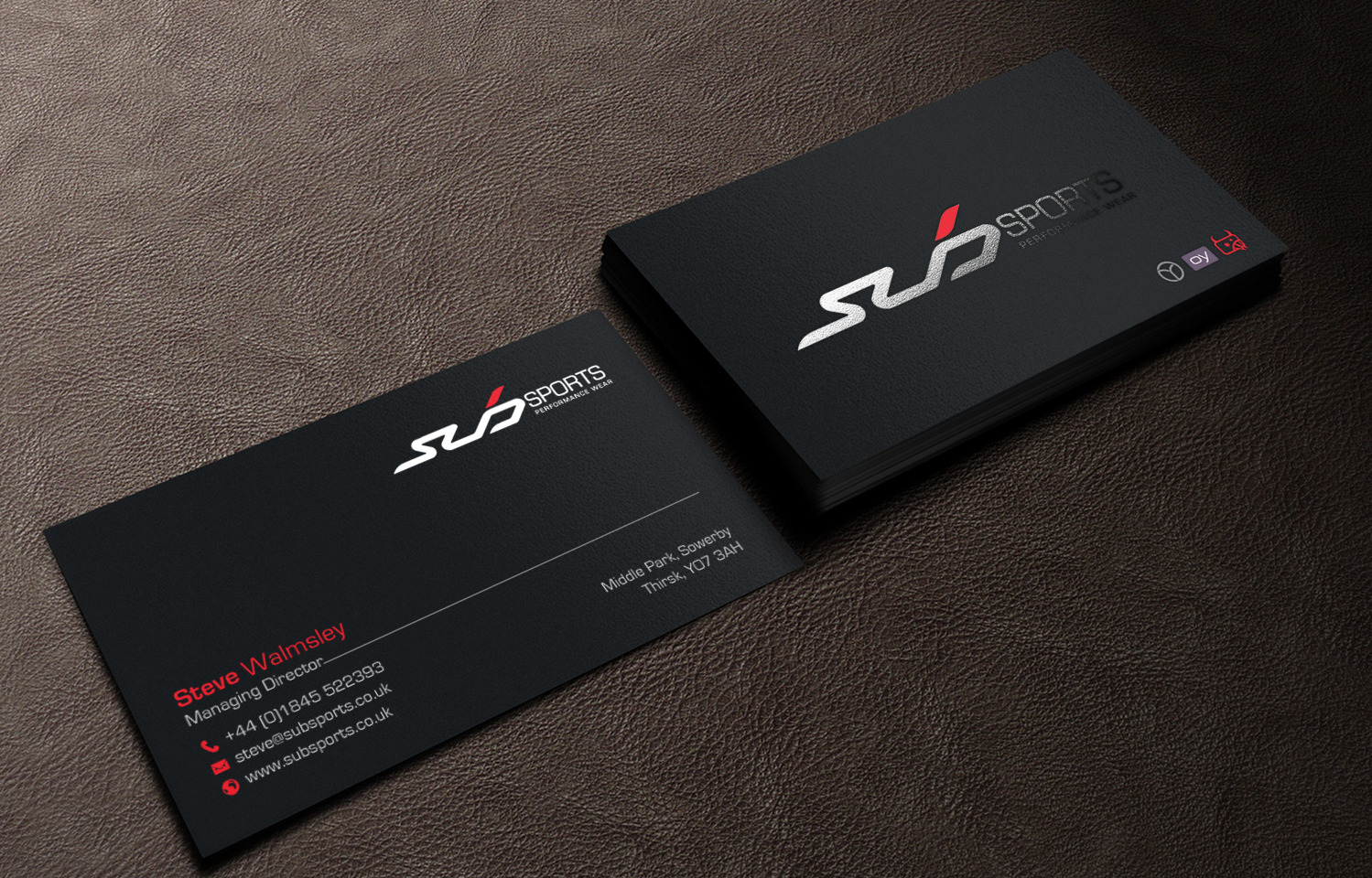 Business Card Design by chandrayaan.creative for Sub Sports | Design #13062454