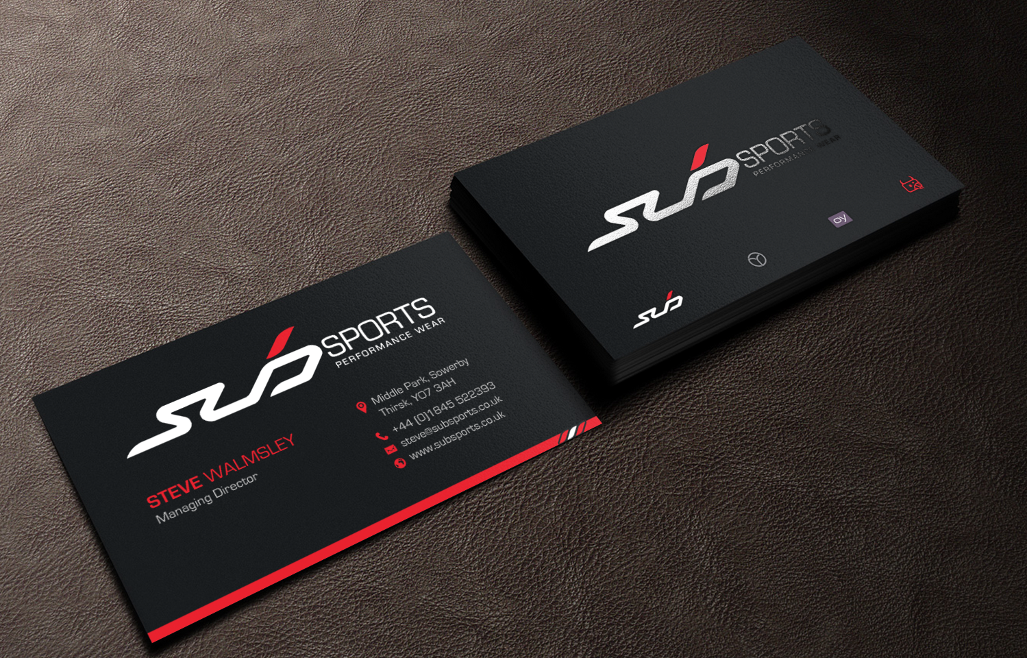 Business Card Design by chandrayaan.creative for Sub Sports | Design #13062485