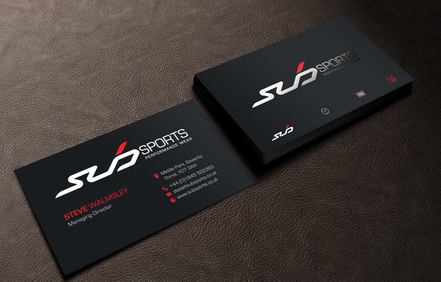 Business Card Design by chandrayaan.creative for Sub Sports | Design #13062487