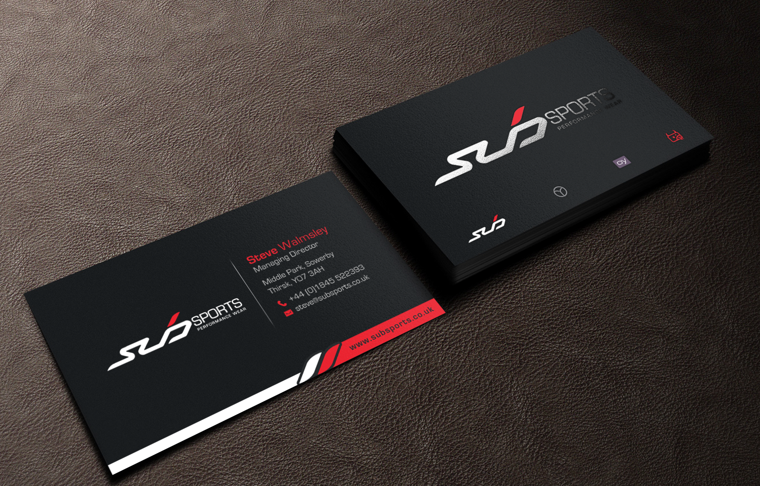 Business Card Design by chandrayaan.creative for Sub Sports | Design #13062529