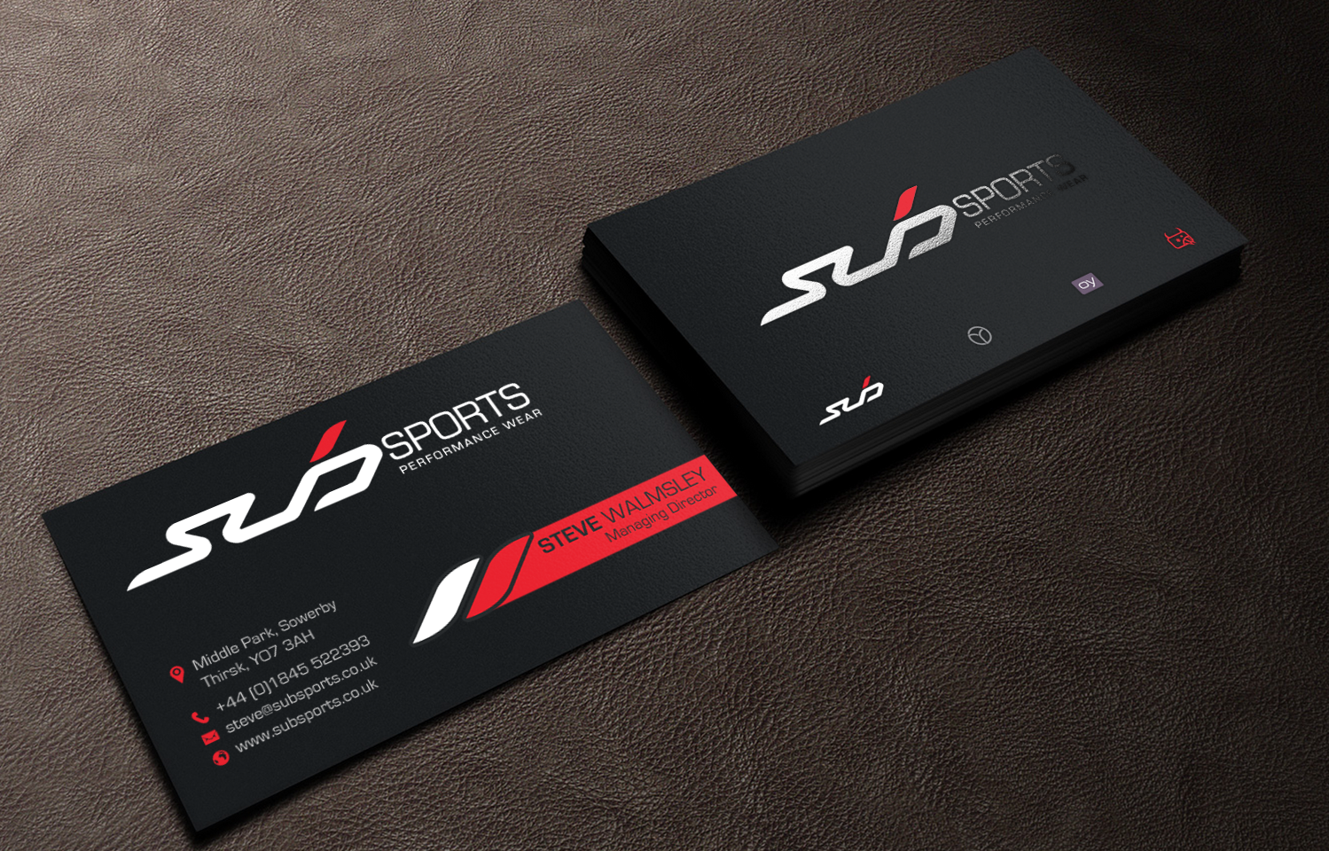 Business Card Design by chandrayaan.creative for Sub Sports | Design #13062530
