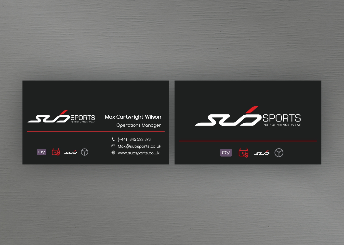 Diseño de Tarjeta de Presentación por Rolands para Sub Sports | Diseño #13153417