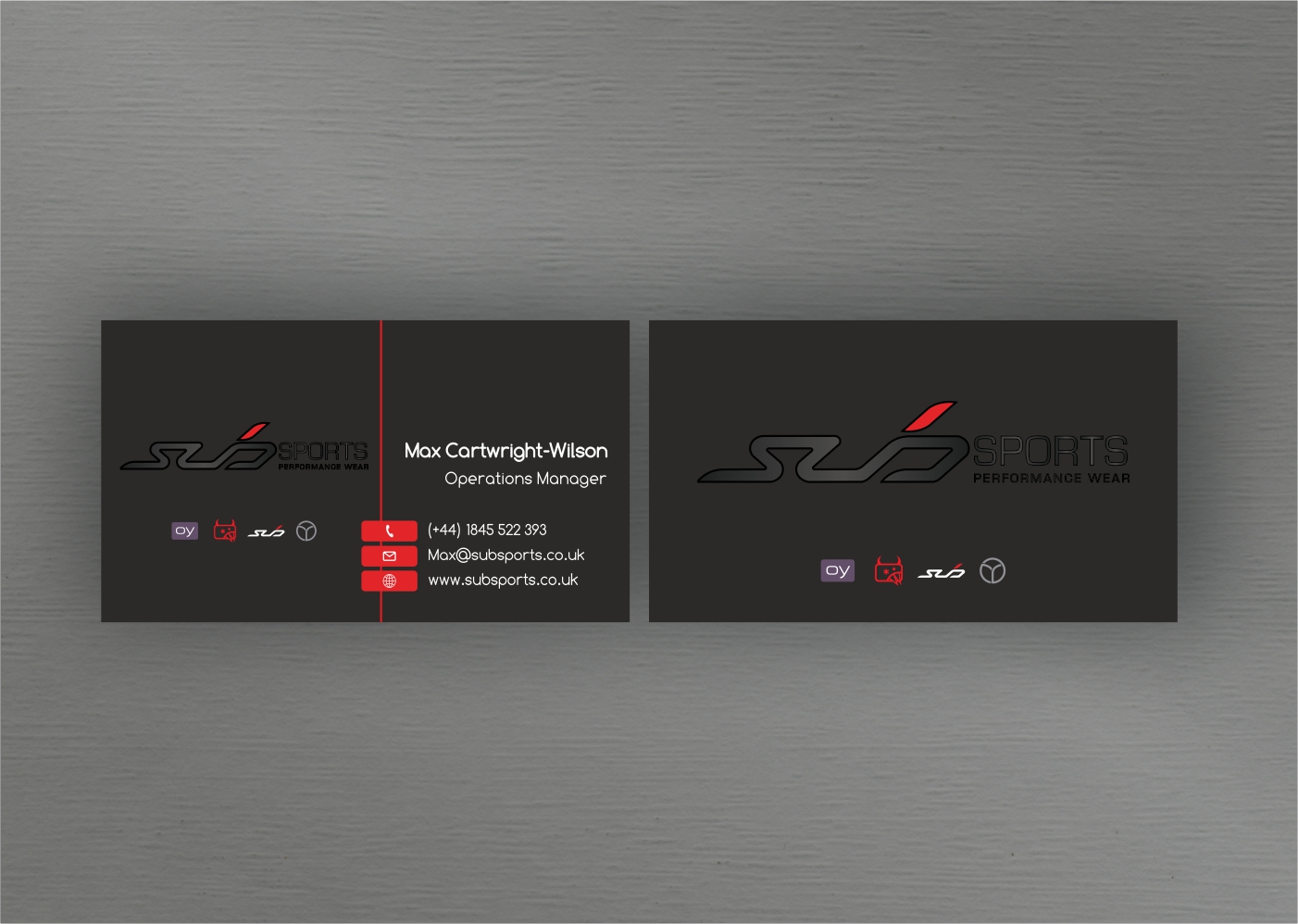 Business Card Design by Rolands for Sub Sports | Design #13162851