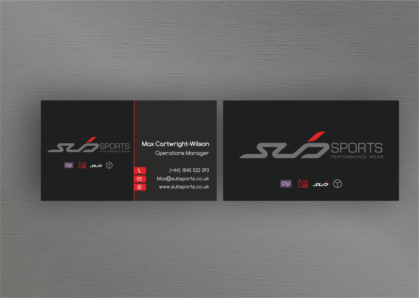 Business Card Design by Rolands for Sub Sports | Design #13164149