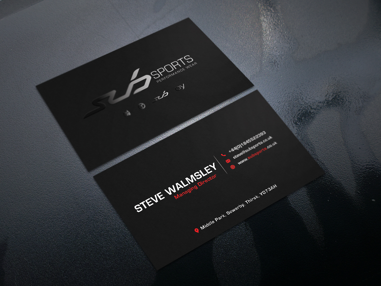 Business Card Design by Graphic Flame for Sub Sports | Design #13096535