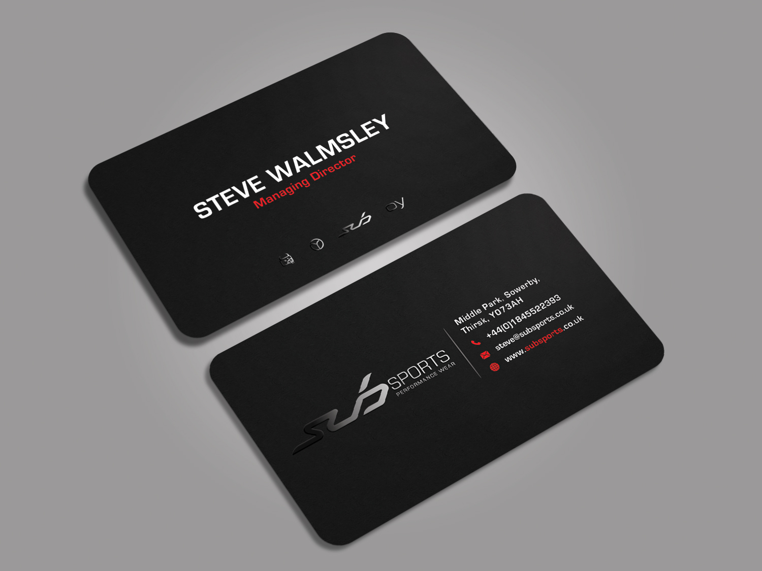Business Card Design by Graphic Flame for Sub Sports | Design #13110565