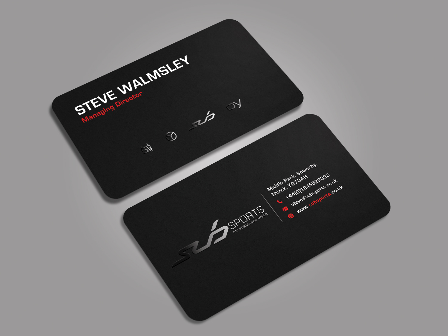 Business Card Design by Graphic Flame for Sub Sports | Design #13110570