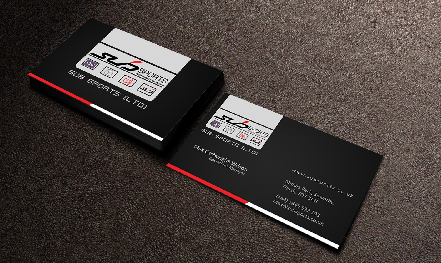 Business Card Design by Edirisingha for Sub Sports | Design #13090956