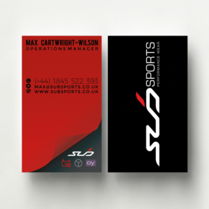 Business Card Design by infiniumtech for Sub Sports | Design: #13133107