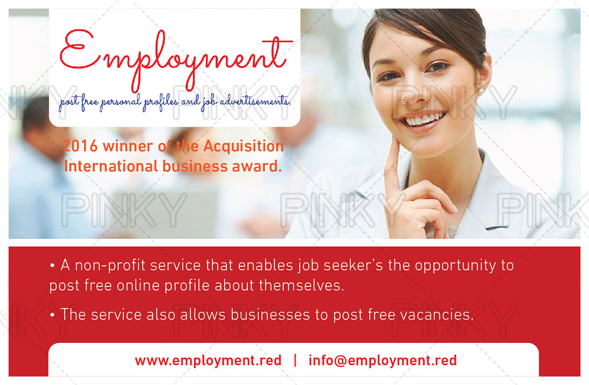 Advertisement Design for Employment by Pinky | Design #13014713