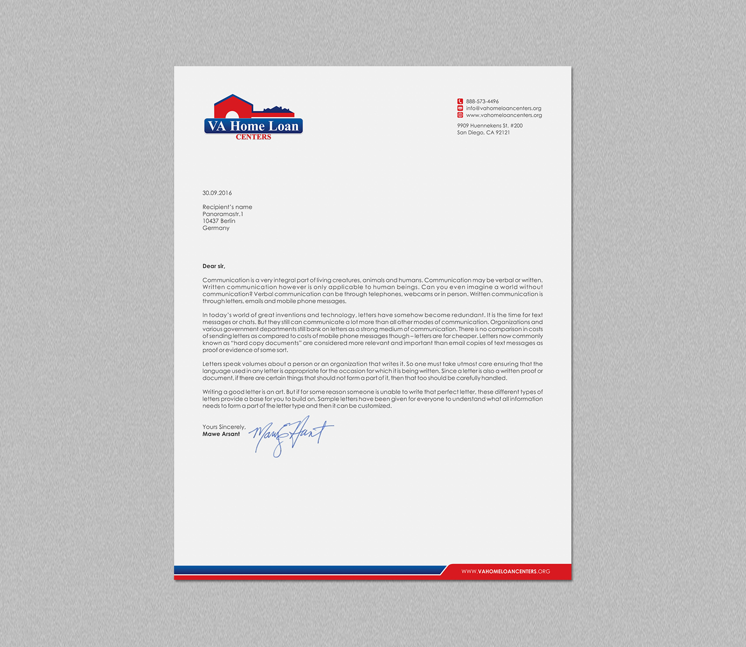 Letterhead Design by logodentity for this project | Design #12975283