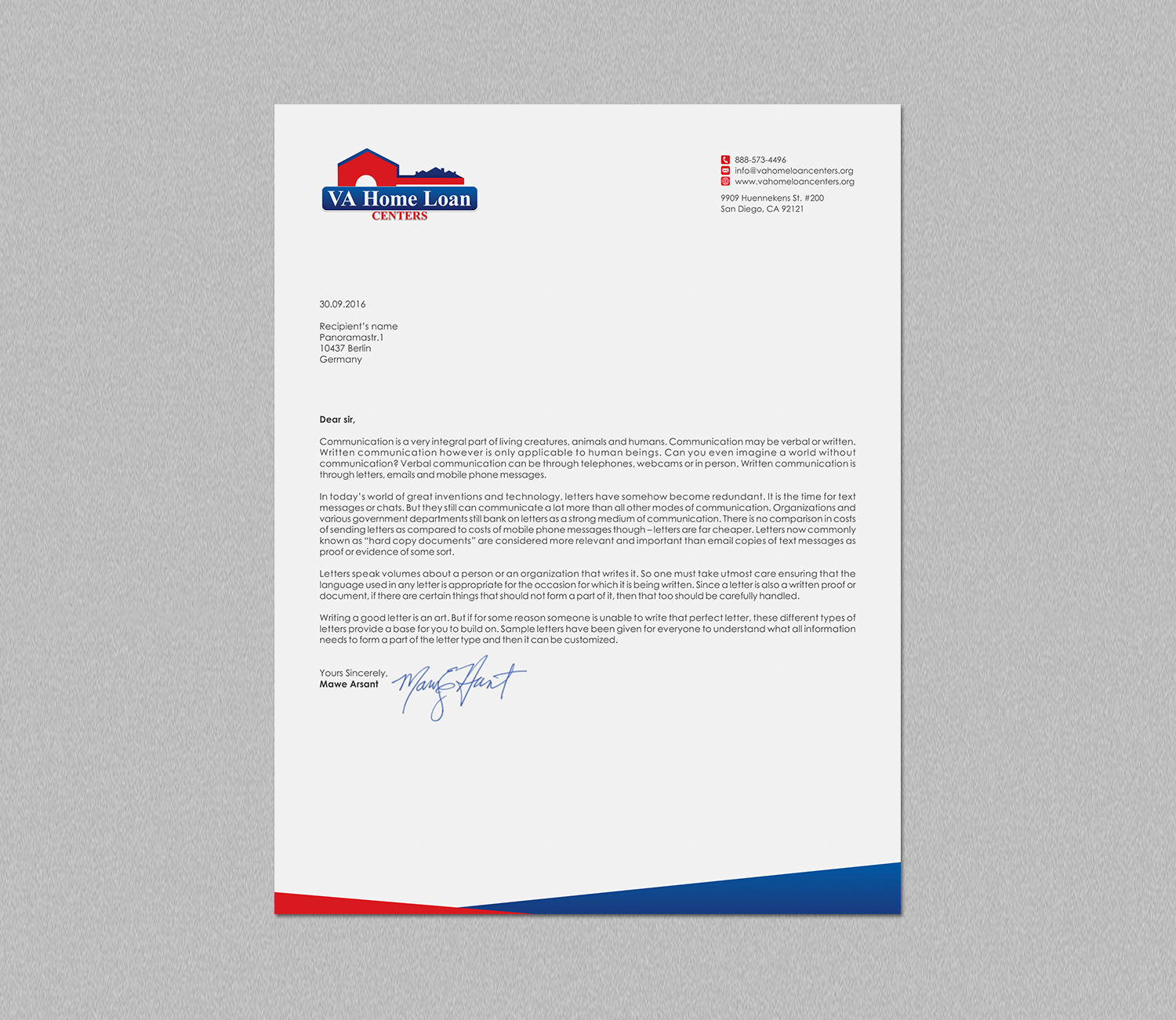 Letterhead Design by logodentity for this project | Design #12975284