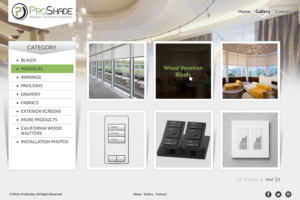 Web Design by Anooshaa Kachhia for ProShade Inc | Design: #13075754