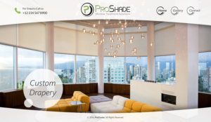 Web Design by Anooshaa Kachhia for ProShade Inc | Design: #13083136