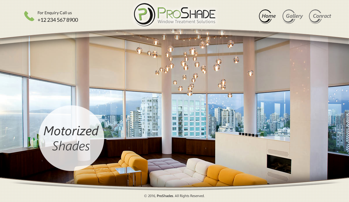 Web Design by Anooshaa Kachhia for ProShade Inc | Design #13093950