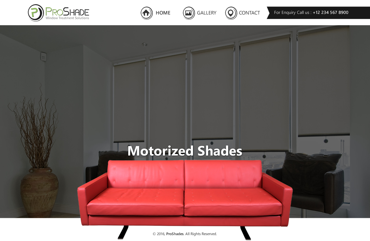 Diseño Web por Anooshaa Kachhia para ProShade Inc | Diseño #13093952