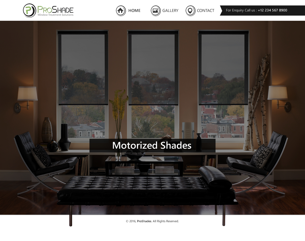Web Design by Anooshaa Kachhia for ProShade Inc | Design #13093954