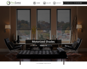 Web Design by Anooshaa Kachhia for ProShade Inc | Design: #13093954