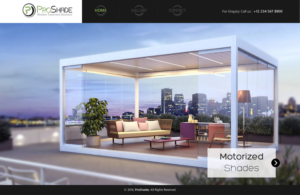 Web Design by Anooshaa Kachhia for ProShade Inc | Design: #13093955
