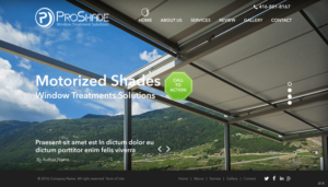 Web Design by pb for ProShade Inc | Design: #12971622