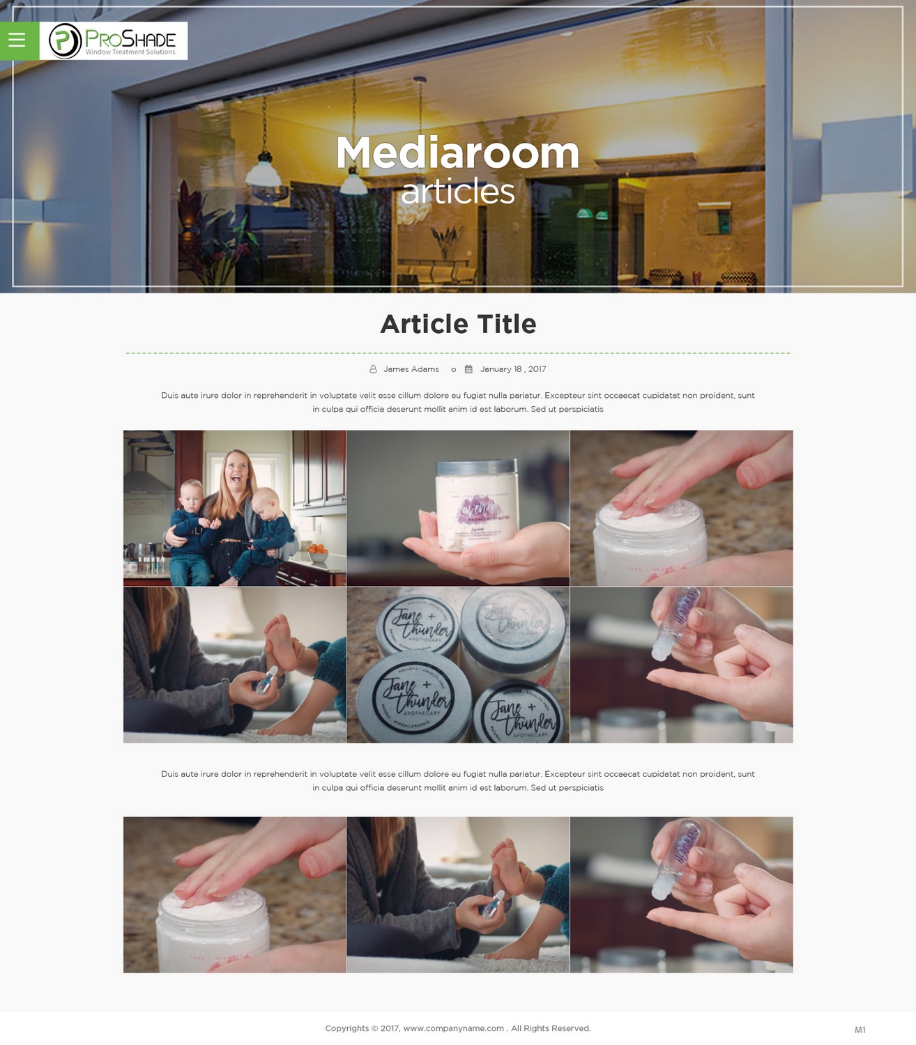 Web Design by pb for ProShade Inc | Design #14056623