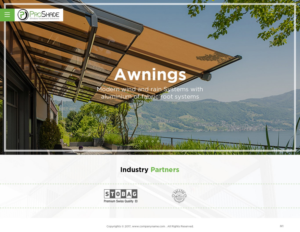 Web Design by pb for ProShade Inc | Design: #14056628