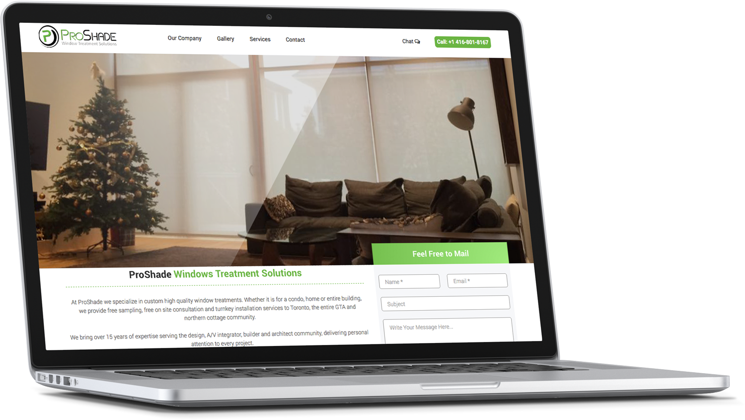 Web Design by cCopilot for ProShade Inc | Design #13042886