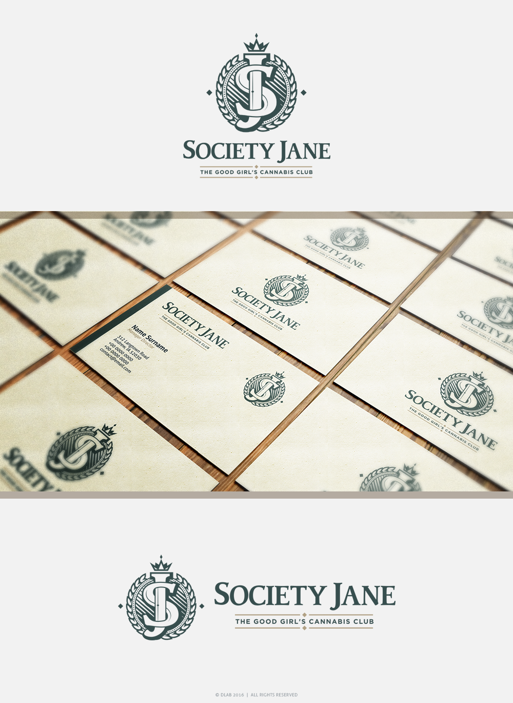 Crest Logo Design by Dlab
