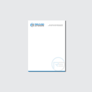 Briefkopf-Design von Right_D für Revived Exteriors, Inc. | Design: #12971926