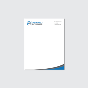 Briefkopf-Design von Right_D für Revived Exteriors, Inc. | Design: #12972273
