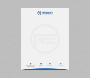 Letterhead Design by logodentity for Revived Exteriors, Inc. | Design: #12968612