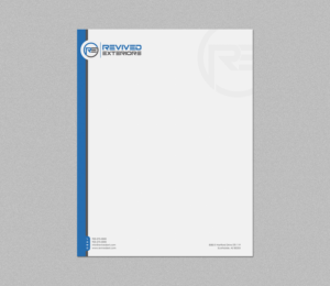 Letterhead Design by logodentity for Revived Exteriors, Inc. | Design: #12969073