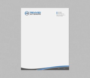 Letterhead Design by logodentity for Revived Exteriors, Inc. | Design: #12970553