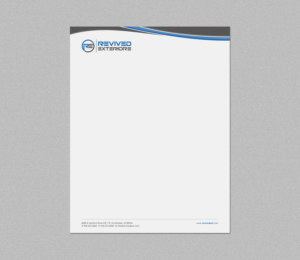 Letterhead Design by logodentity for Revived Exteriors, Inc. | Design: #12970600