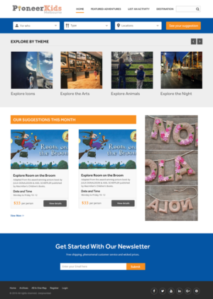 Web Design by Xclusive Designers for Pioneerkids | Design: #13026784