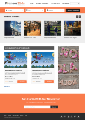 Web Design by Xclusive Designers for Pioneerkids | Design: #13026785