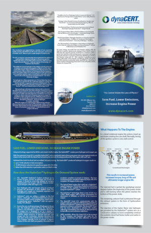 Diseño de Flyer por alex989 para dynaCERT | Diseño: #13086662