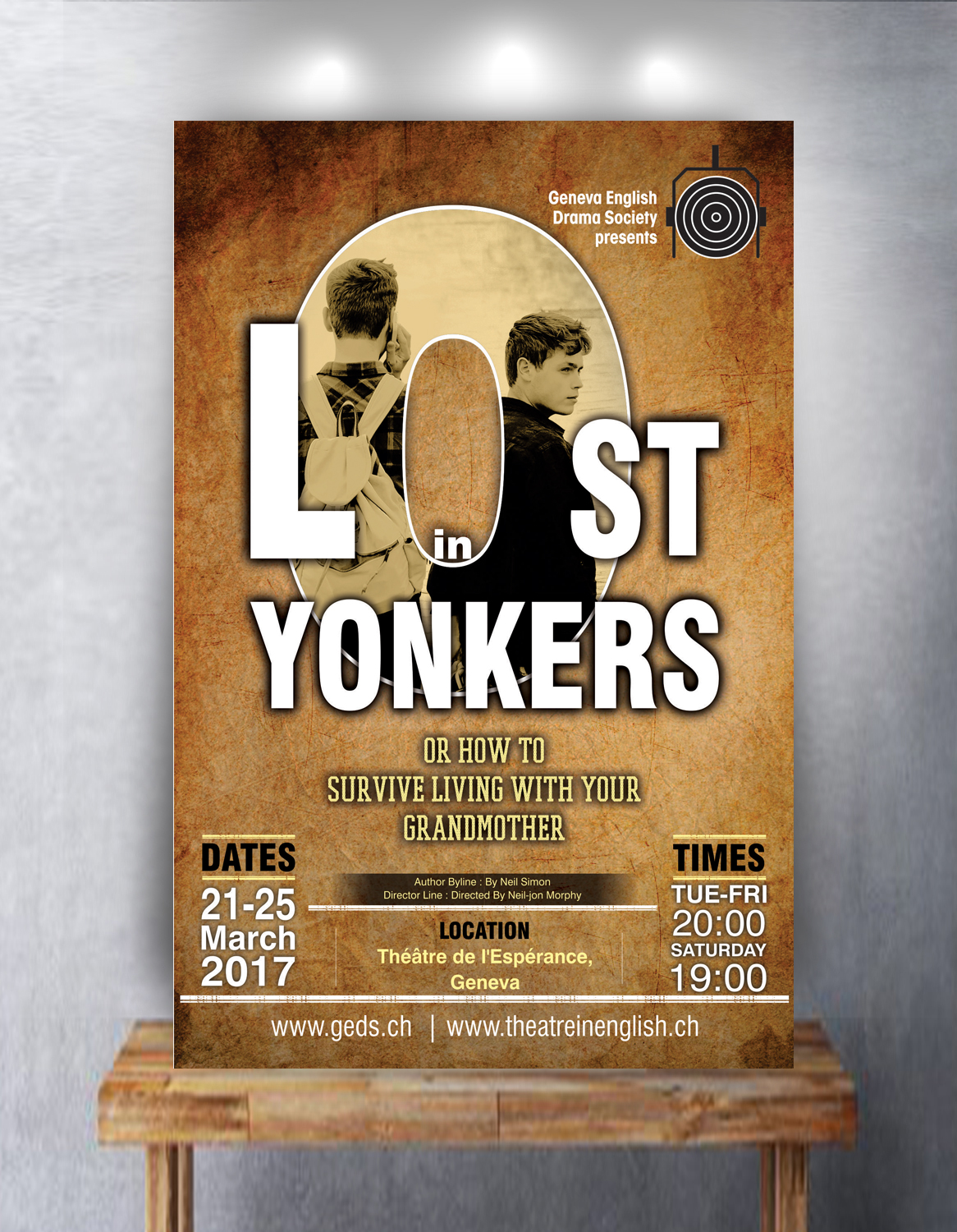 Poster Design by uk for Geneva English Drama Society | Design #13027940