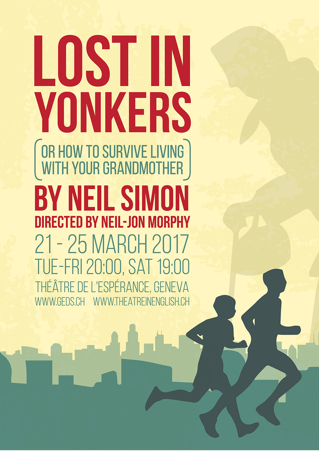 Poster Design by Coleen Designs for Geneva English Drama Society | Design #13118059
