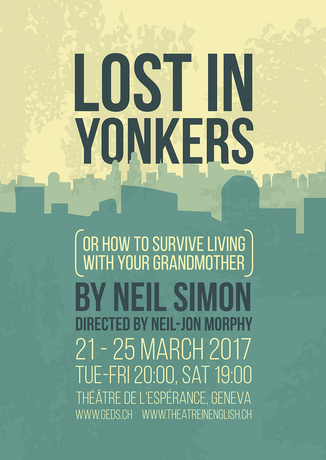 Poster Design by Coleen Designs for Geneva English Drama Society | Design #13118062