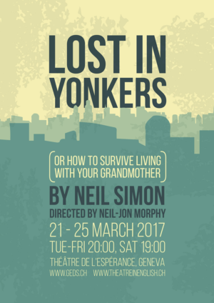 Poster Design by Coleen Designs for Geneva English Drama Society | Design: #13118062